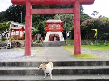 長崎鼻の龍宮神社