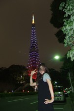 青～い東京タワー！！