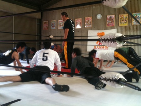 写真で見るプロレス研修