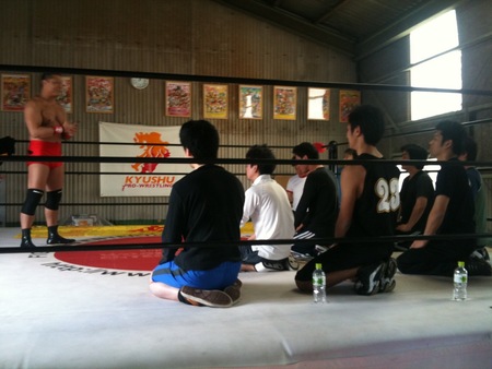 写真で見るプロレス研修