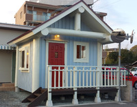 鹿児島県にミニログハウスが完成しました！