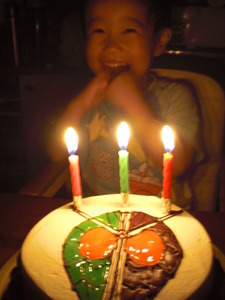 みい３歳のお誕生日おめでとう（＾－＾）ｖ