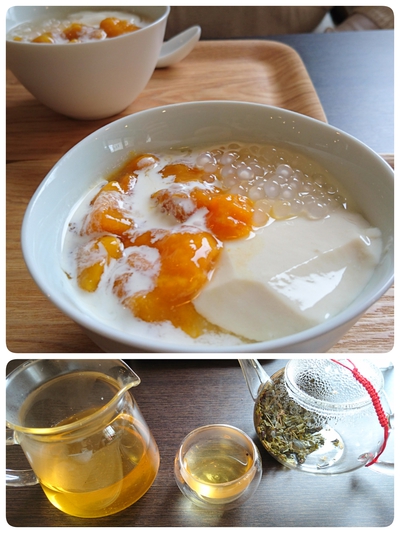 お粥&豆花のランチ♪♪ お粥&豆花のランチ♪♪