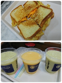 リベンジ釜山④トーストとお粥の朝食