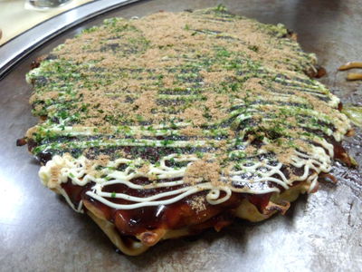 大阪でお好み焼き♪ 大阪でお好み焼き♪