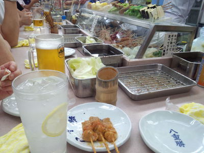 新世界で串揚げ(^-^) 新世界で串揚げ(^-^)