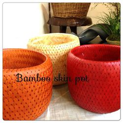 Bamboo Skin Pot