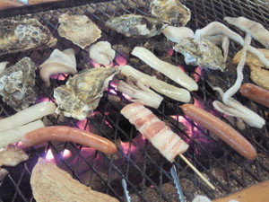 灰が飛んでました(笑)