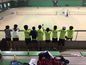 少年スポーツクラブテニス福岡県大会！
