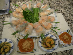 九電イリスで　ベトナム料理　のレッスン　でした　！！！