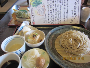 ６月　福島で　おいしいお蕎麦　を食べました　！！！