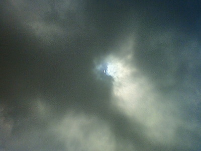 日食祭り☆雲のサングラス♪