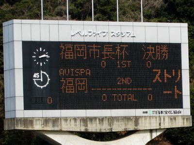 アビスパ福岡U-12ラストゲーム。優勝して解散 アビスパ福岡U-12ラストゲーム。優勝して解散