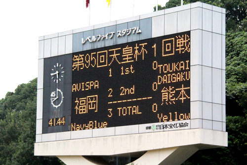 天皇杯1回戦 九州東海大学戦 天皇杯1回戦 九州東海大学戦