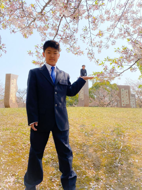 長男・彪吾 中学校入学式延期 長男・彪吾 中学校入学式延期