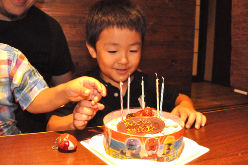 ヒューゴ誕生会
