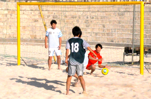全国ビーチサッカー大会 1日目