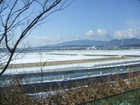 小郡筑紫野辺り雪景色・2011年1月2日
