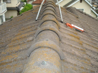 棟瓦補修及び屋根塗装工事