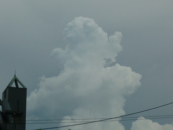 変な形の雲発見? ・・・