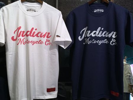 IndianMotorcycle × NowhEreman☆限定Tシャツ到着！