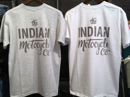 IndianMotorcycle × NowhEreman☆限定Tシャツ到着！