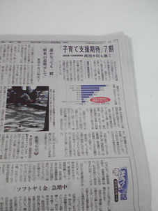★選挙アンケート結果★西日本新聞で取り上げていただきました