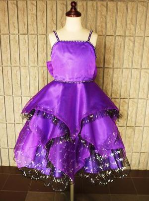 エレクトーン用紫色ドレス