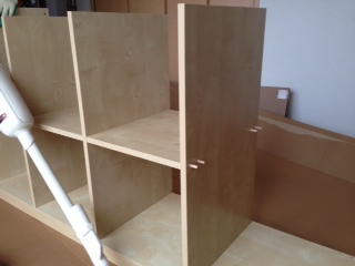IKEAの棚を組み立てた！