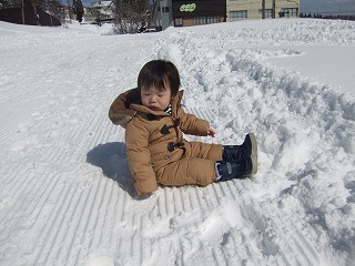 雪デビューっっ