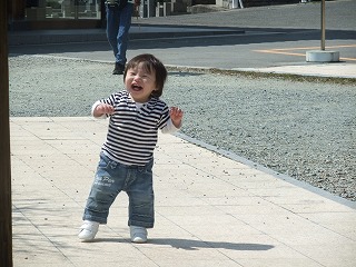初めて大地に立った日☆★