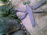 お庭のアクセント