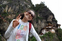 ブータン　タクツｱン僧院に登る　③