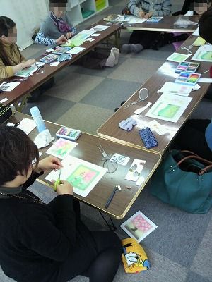 3月　パステルアート教室in広島　終了致しました！
