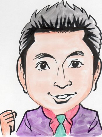 似顔絵・・・