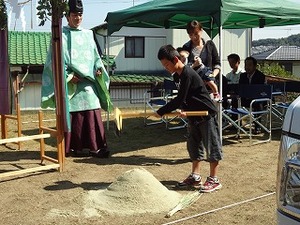糸島市Y様邸地鎮祭