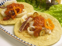 イカガーリックのハバネロタコス　メキシコ料理ドットコム