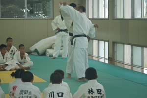 持田達人先生の柔道教室