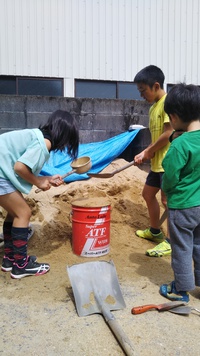砂場遊び　in鹿島