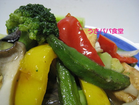 夏野菜の八宝菜