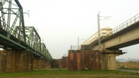 中間市の鉄橋（福北ゆたか線：旧筑豊本線）