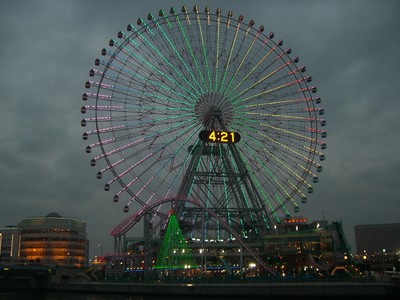 横浜の夜景（デジカメで）