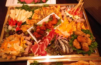 土曜日のケータリング