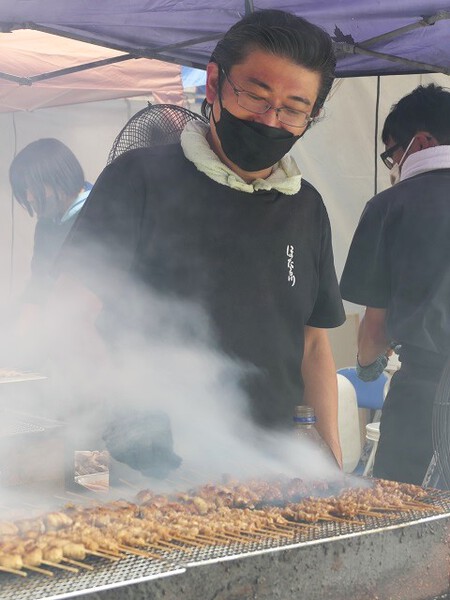 久留米焼きとり日本一フェスタ、開催中。