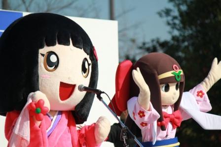蓮花ちゃん　来福その2　inちくし地区商工フェスタ