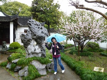 上海同済大学で勉強している娘の遠足の写真