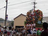 市民祭　飯塚祇園山笠　４０周年記念集団山見せと動く飾り山笠