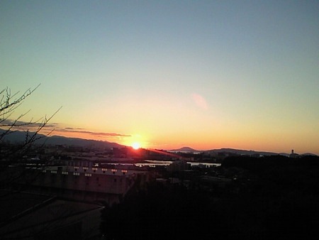 夕日が綺麗！