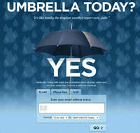 傘、どうしようかなぁ．．．．