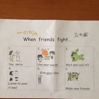 When friends fight...